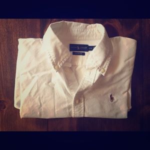 Ralph Lauren white oxford button down
